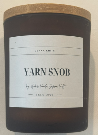 Yarn-Themed Candles by Jenna Knits