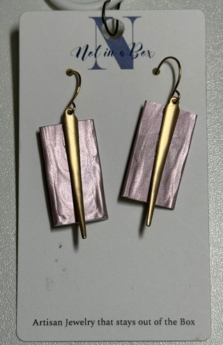 Not in a Box - Knitting Needle Earrings NIB15