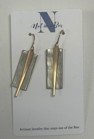 Not in a Box - Knitting Needle Earrings NIB3