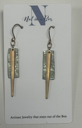 Not in a Box - Knitting Needle Earrings NIB4