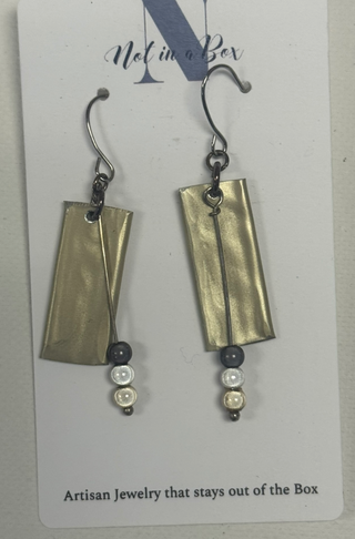 Not in a Box - Knitting Needle Earrings NIB16