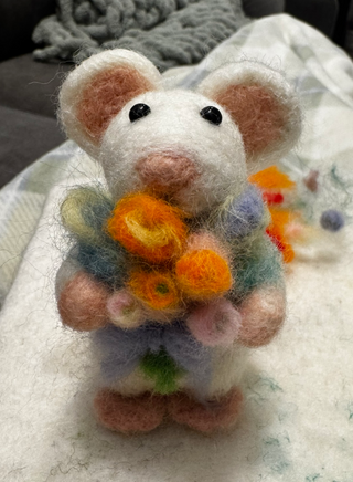 Mouse Beginner Needle Felting Class - 5/2