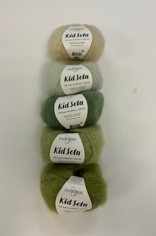 Cascade - Kid Seta Mohair/Silk Color Pack