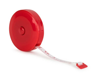 Sullivans 60" Plastic Retractable Fiberglass Tape Measure