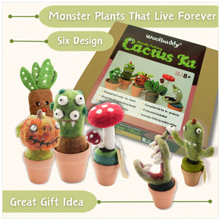 Woolbuddy - Cactus needle Felting Kit