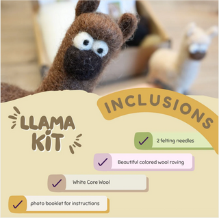 Woolbuddy - LLama Needle Felting Kit