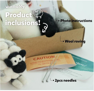 Woolbuddy - Sheep Needle Felting Kit