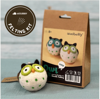 Woolbuddy - Owl Needle Felting Kit