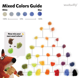 Woolbuddy - Eco Colors Wool Mix Kit