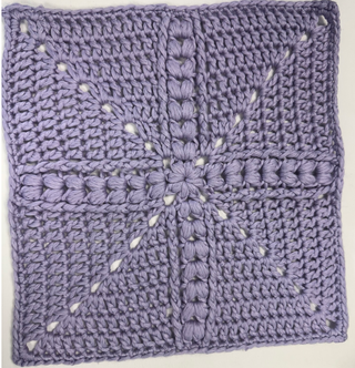 Granny Square Blanket by Christmas CAL