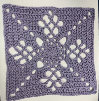 Granny Square Blanket by Christmas CAL