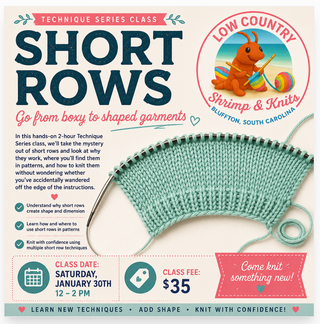 Technique Series - Short Rows - 1/30