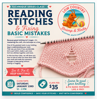 Technique Series - Reading and Fixing Stitches - 1/23