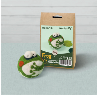 Woolbuddy -  Frog Needle Felting Kit