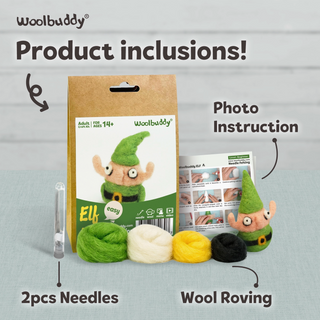 Woolbuddy -  Elf Needle Felting Kit