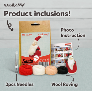 Woolbuddy -  Santa Needle Felting Kit