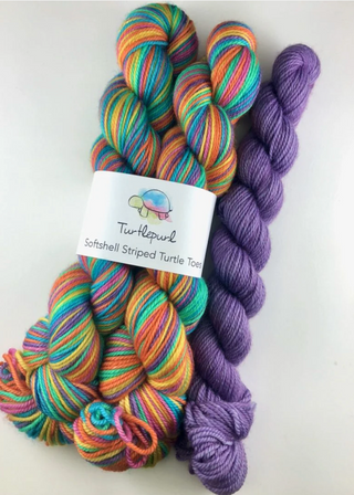 Turtlepurl Yarns - Striped Turtle Toes
