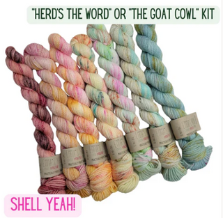 Emma’s Yarn Herd’s The Word / GOAT Cowl Kit