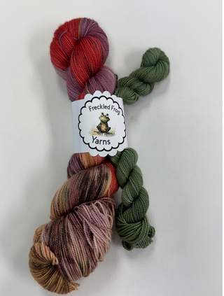 Freckled Frog Yarns - High Twist Sock MCN and Mini Skein