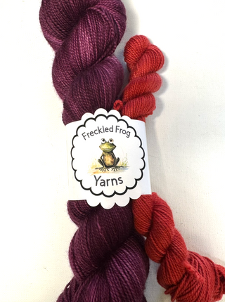 Freckled Frog Yarns - High Twist Sock MCN and Mini Skein