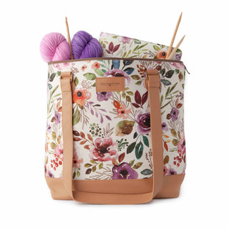 Twice Sheared Sheep – Spring Floral Mega Trinity Project Bag
