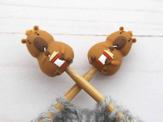 Fox and Pine Stitches Capybara Stitch Stoppers