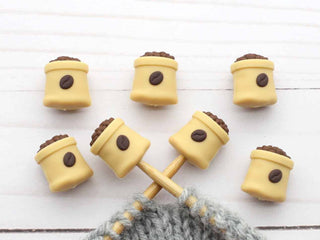 Fox and Pine Stitches Coffee Beans Stitch Stoppers