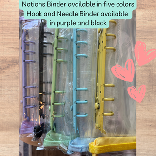 Comma Craft Co - The Notions Binder - Deluxe Knitting and Crochet Organizer