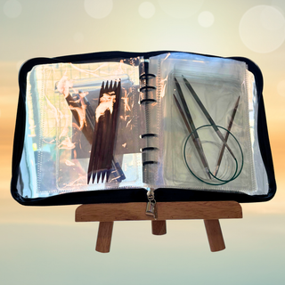 Comma Craft Co - The Hook & Needle Binder - Deluxe Knitting Crochet Organizer