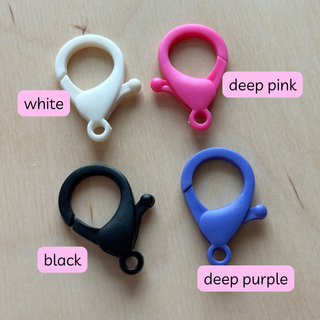 Comma Craft Co - Stitch Marker Claw Clip Holder Keychain