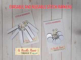 Erasable & Reusable - Stitch Markers (set of 6)