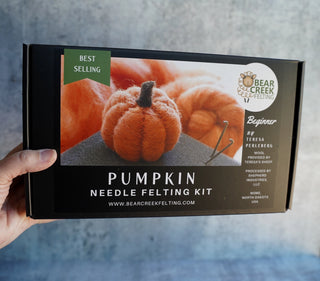 Pumpkin Needle Felting Kit