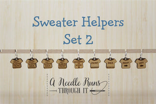 Sweater Helpers - Stitch Markers (set of 9): Set 2