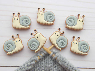 Fox and Pine Stitches Snail Stitch Stoppers