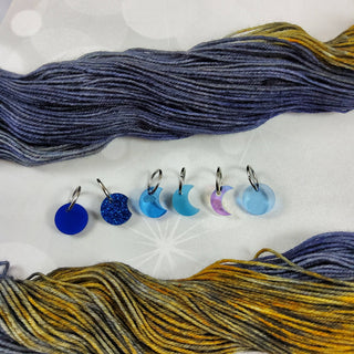 Katrinkles - Moon Phases Stitch Marker Set