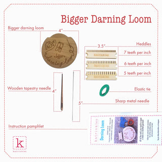 Katrinkles Bigger Darning & Mending Loom Kit