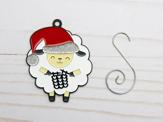 Fox and Pine Stitches - Sheep Christmas Ornament