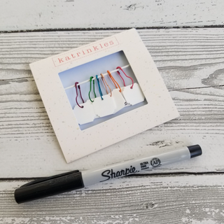 Katrinkles - Write On / Wipe Off White Stitch Marker Set