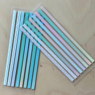 Comma Craft Co. Pastel Gradient Highlighter Strips