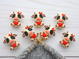 Fox and Pine Stitches Lovely Cow Stitch Stoppers