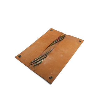 muud Hattie Handmade Leather Needle/Hook Case