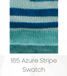 Heritage Prints 165 Azure Stripe